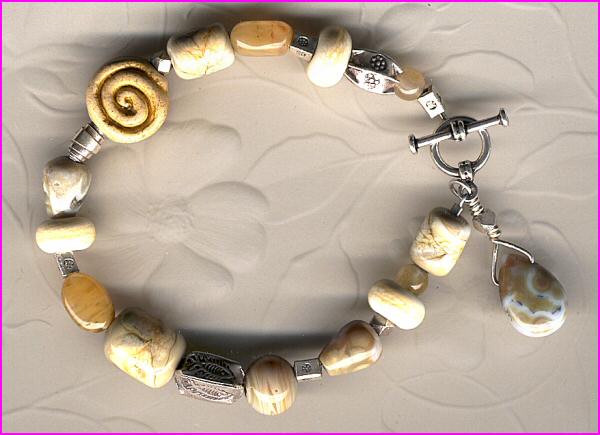  Lampwork bracelet by Krista Tseu
