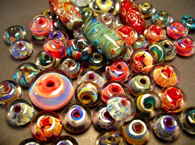Lampwork Beads, Lampwork Beads, Boro Beads by Karl Tseu 5fishdesigns.com