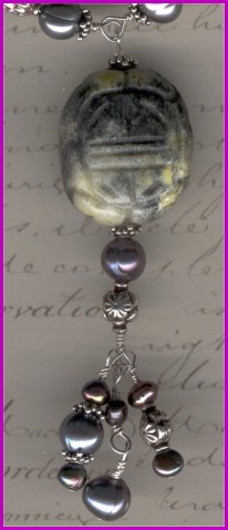Yellow Turqoise Pendant with FW Pearls and Quality Wire Wrapping